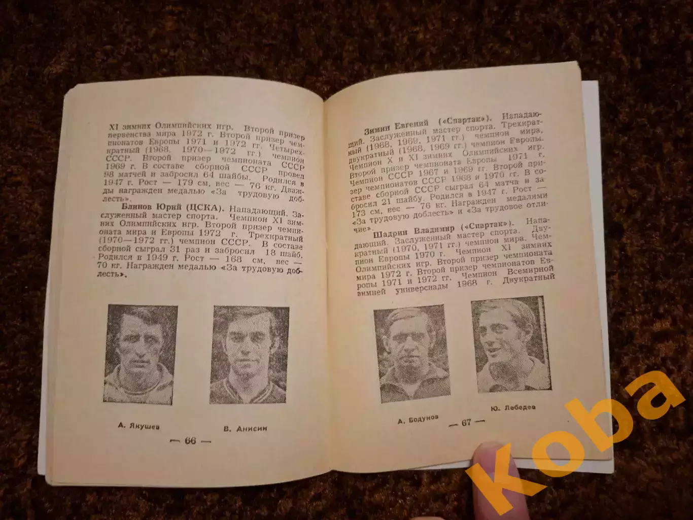 Чемпионат Мира 1973 Хоккей Москва СССР 1
