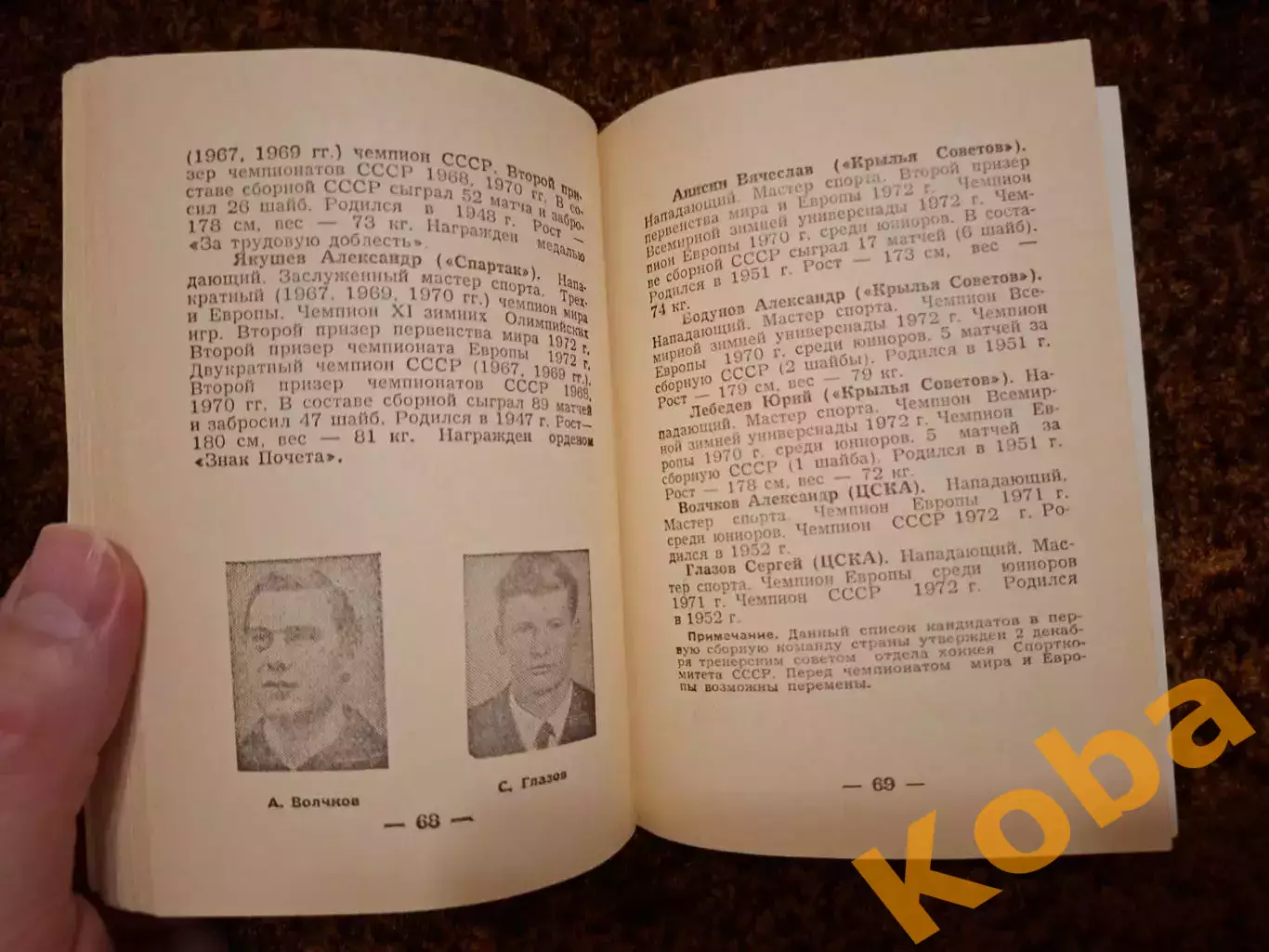 Чемпионат Мира 1973 Хоккей Москва СССР 5