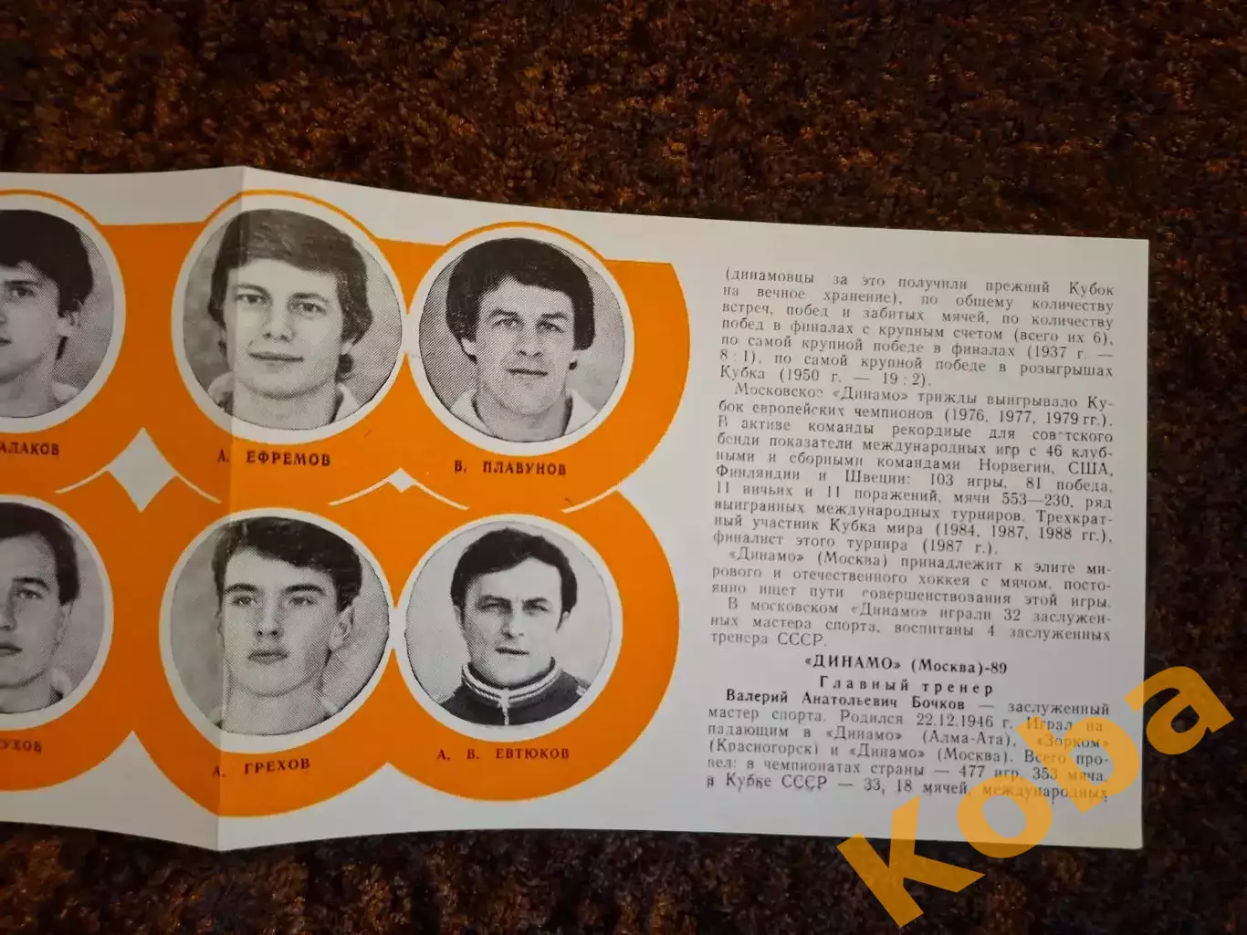Динамо Москва 1989 Хоккей с мячом 6