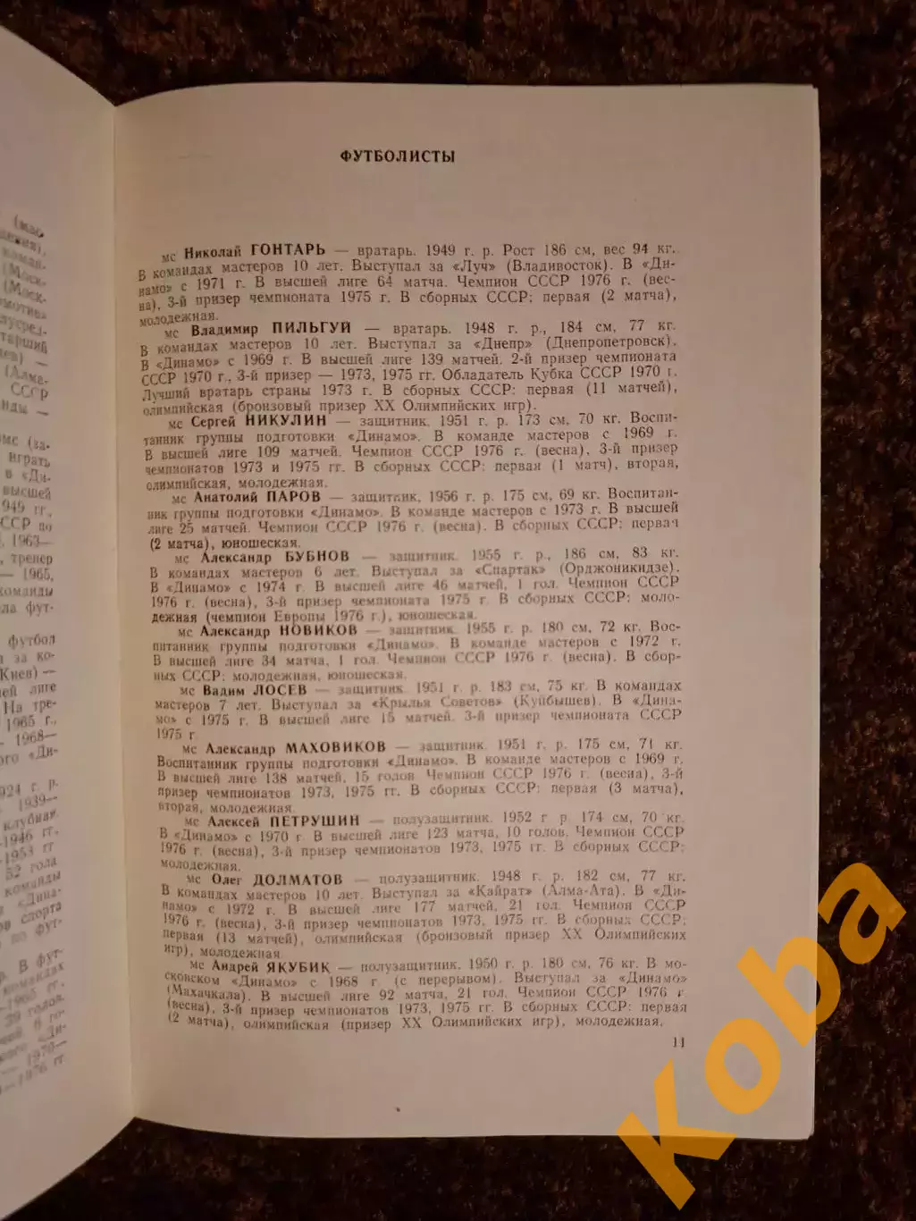Динамо Москва 1977 Футбол 7