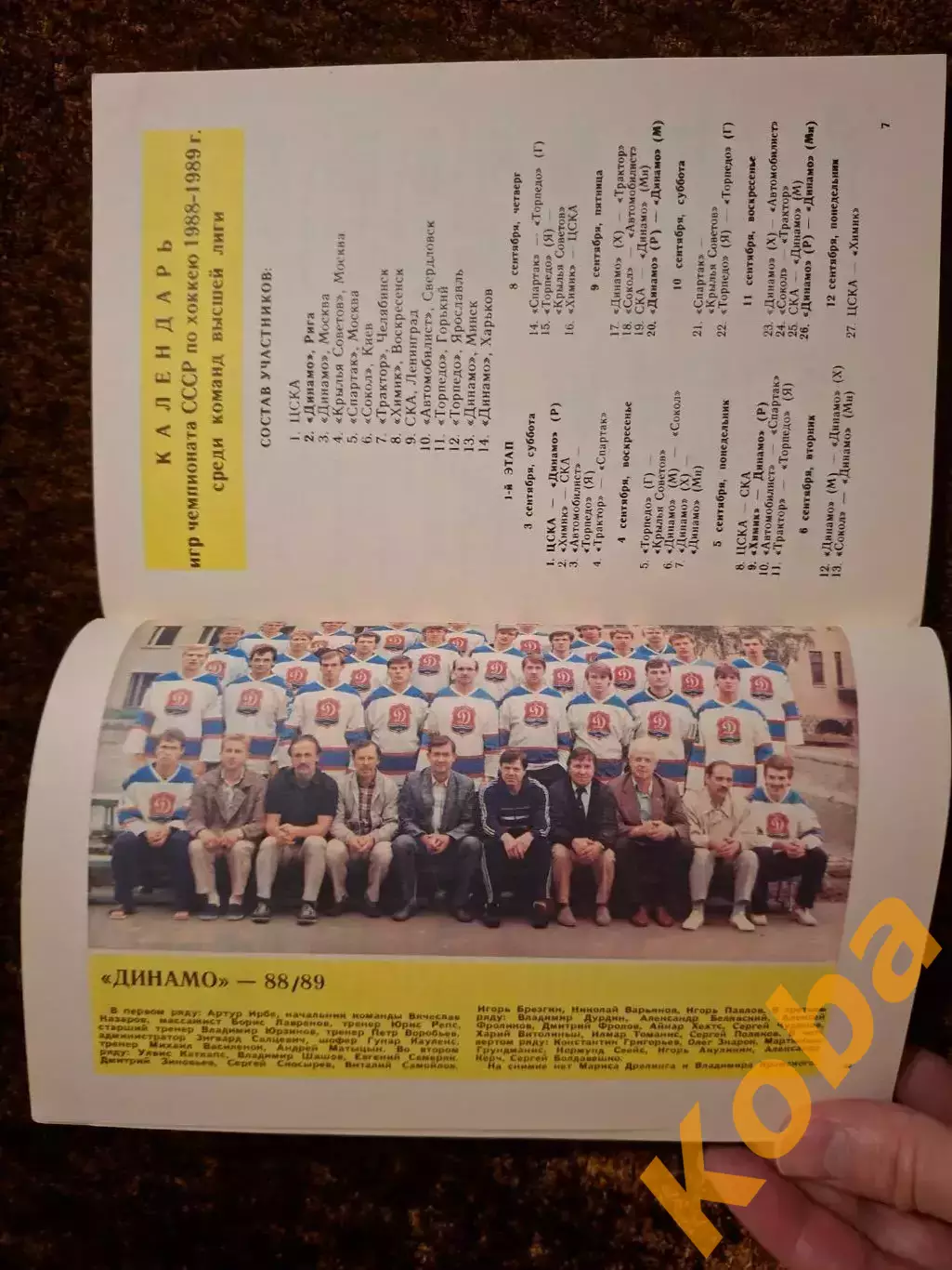 Хоккей 1988 1989 Рига Динамо Кубок Канады Знарок Тихонов Ирбе 3