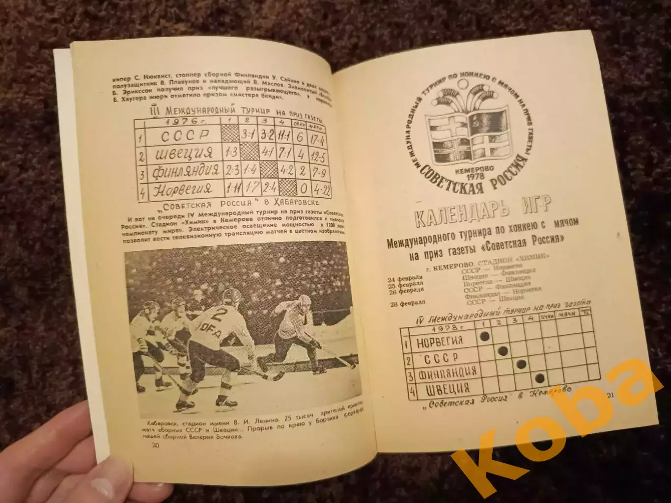 Чемпионат Мира 1978 Хоккей с мячом СССР Ульяновск 2
