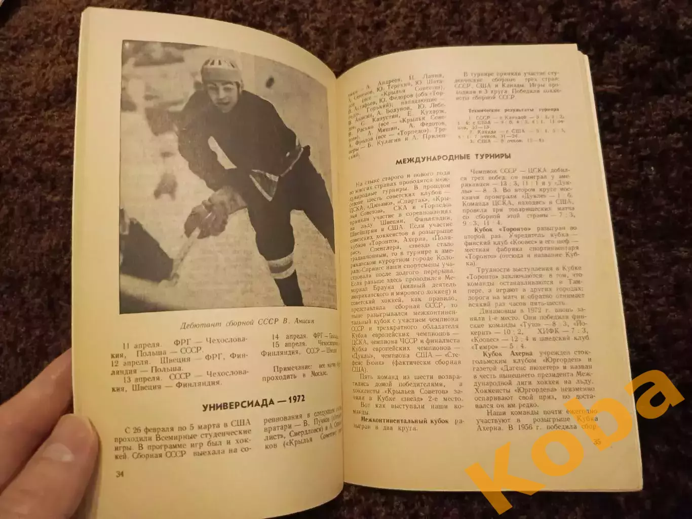 Хоккей 1972 1973 3