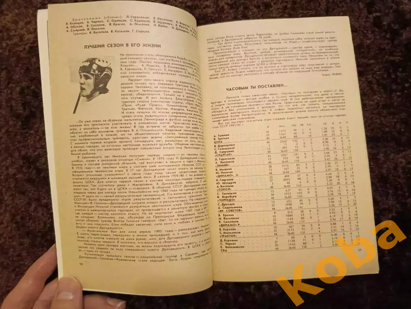 Хоккей 1984 1985 1