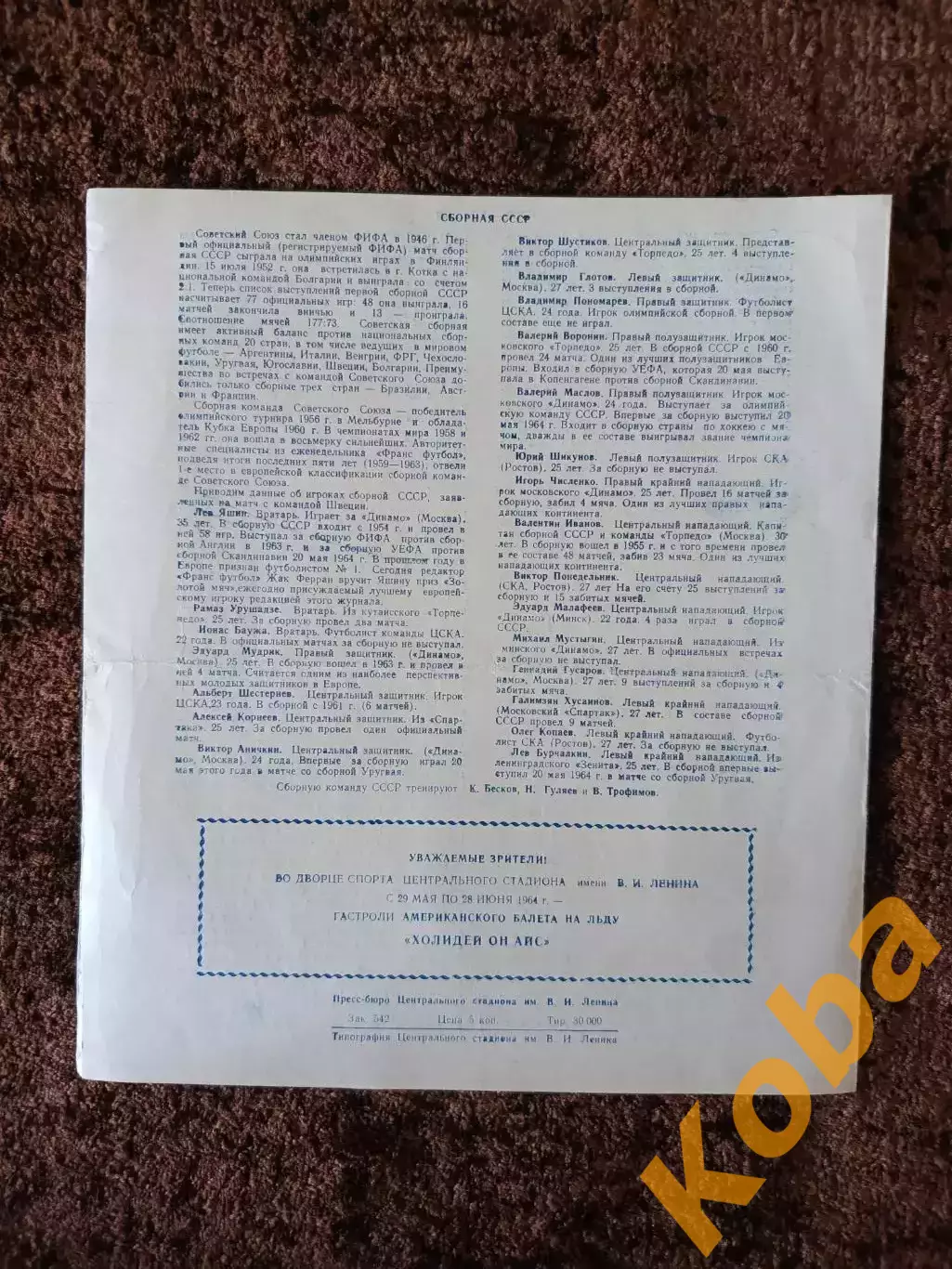 СССР - Швеция 1964 Кубок Европы по футболу 1