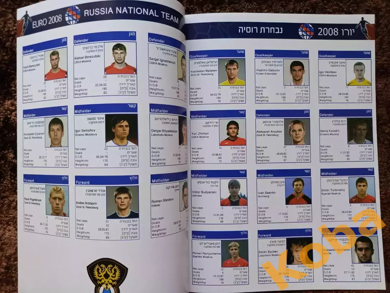 Израиль - Россия 2007 2