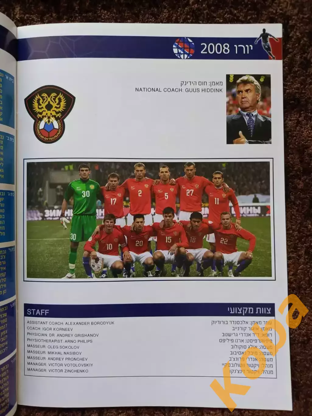 Израиль - Россия 2007