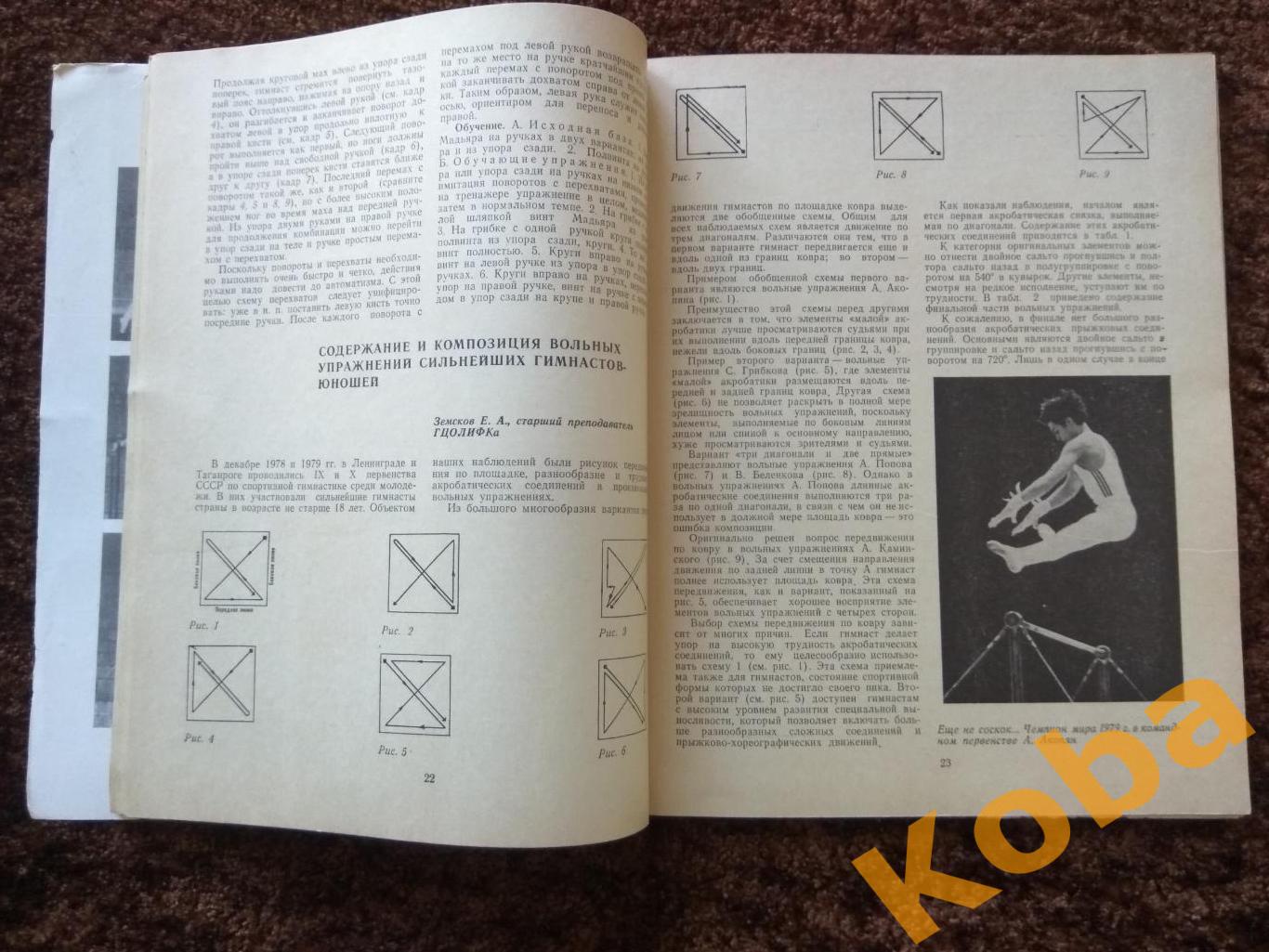 Гимнастика Сборник 1980 Спортивная Художественная Акробатика Прыжки на батуте 7