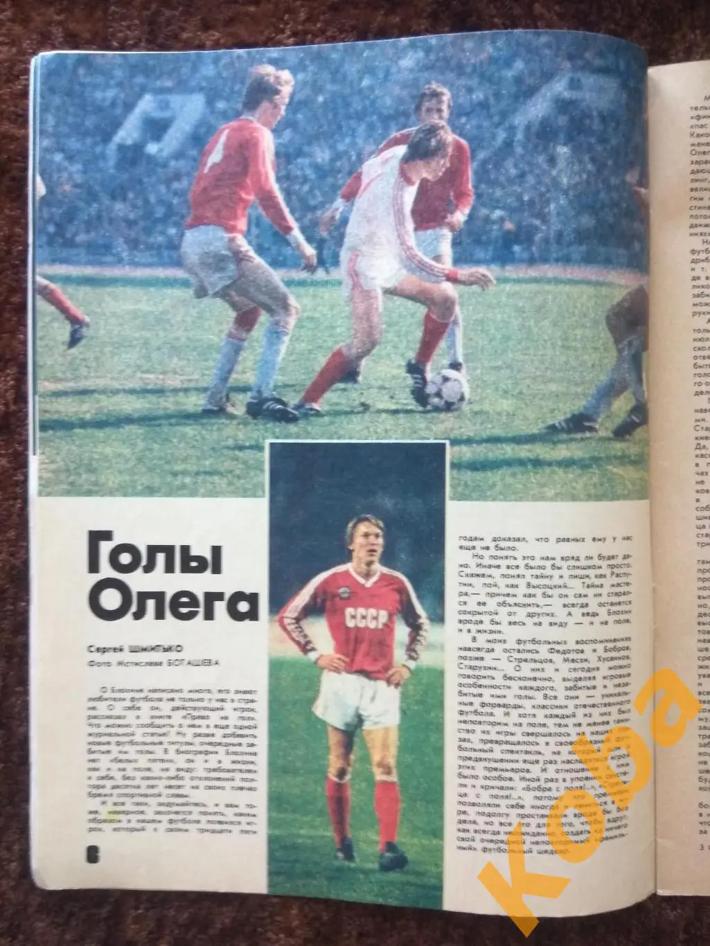 Футбол Блохин Гандбол Юрий Власов Теннис Культуризм Физкультура и спорт 1987 №10