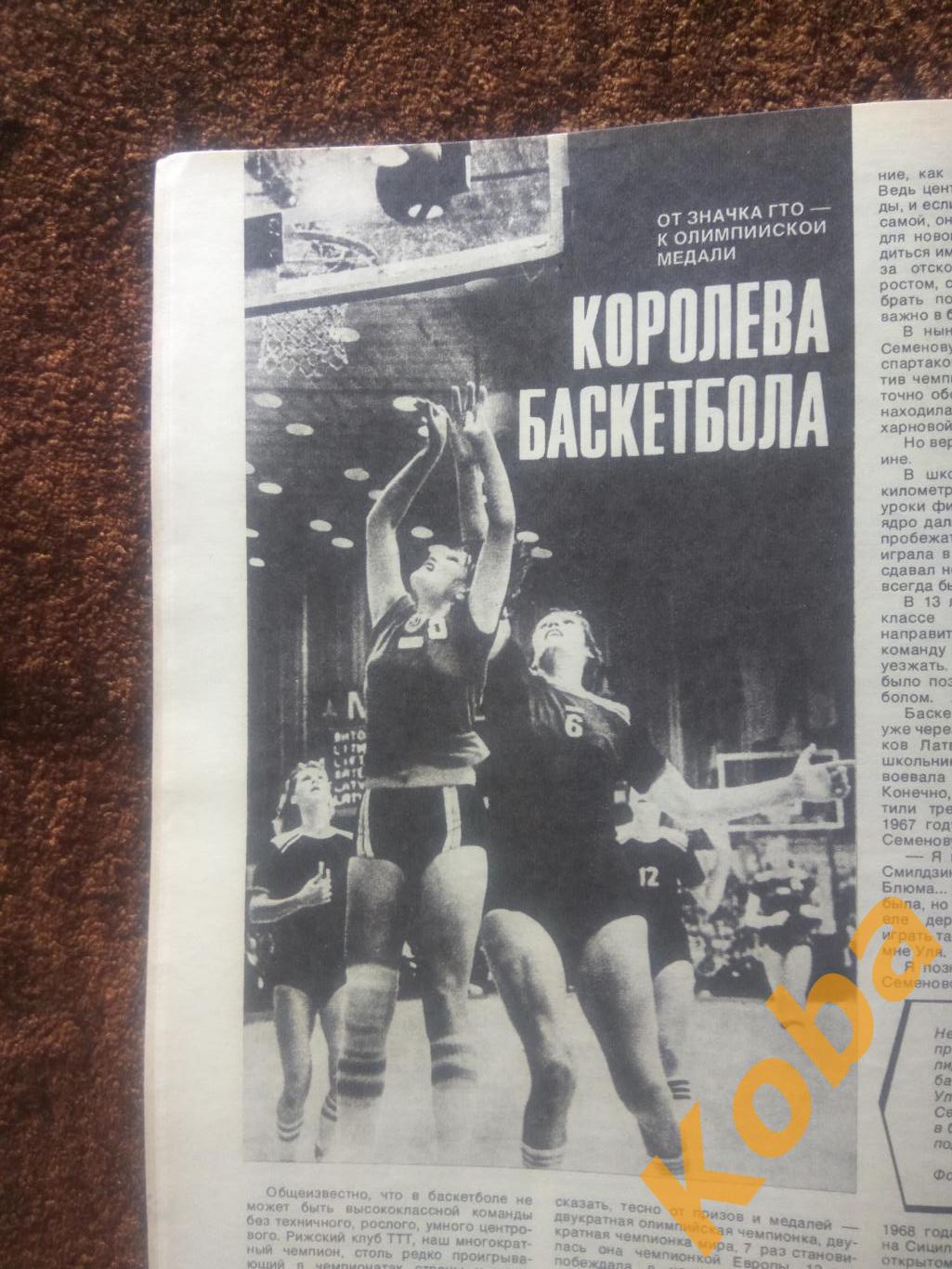 Волейбол Уралочка Баскетбол Белов Хоккей ЧМ на траве Гандбол Регби СИ 1981 №6 3