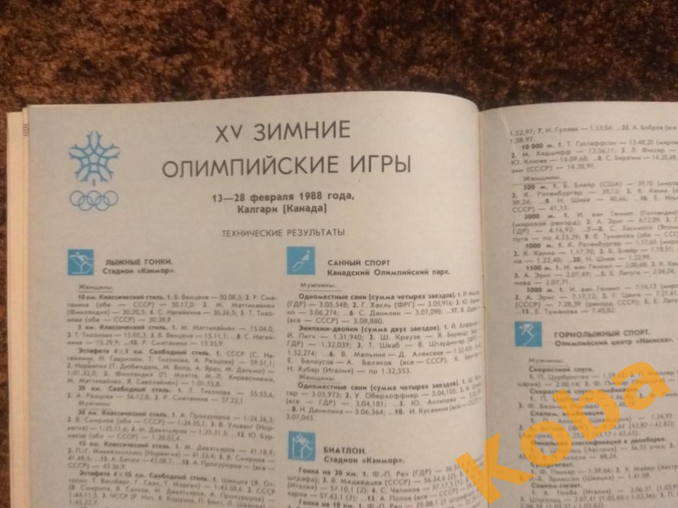 Хоккей Эпштейн Водное поло Шаронов Калгари 1988 Спортивная жизнь России 1988 №5 2