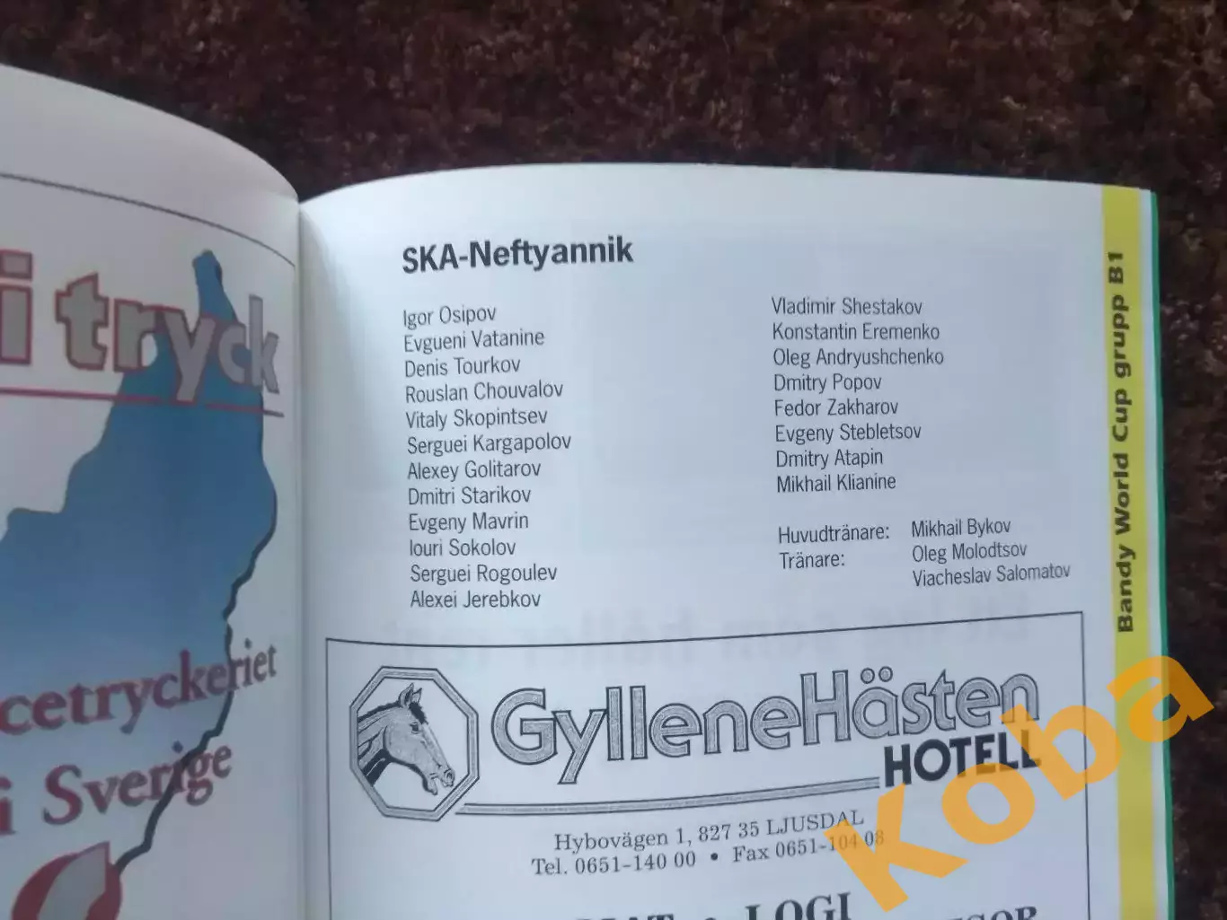 Хоккей с мячом Кубок мира 2002 СКА Хабаровск Старт Нижний Новгород Архангельск 4