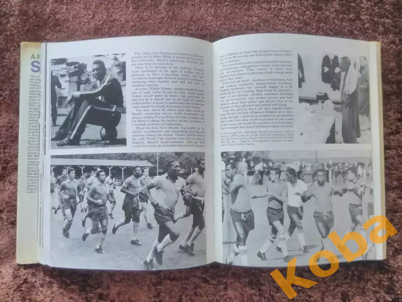 ФУТБОЛ ИСТОРИЯ SOCCER Pictorial History 1969 Пеле Яшин Англия Бразилия Фанаты 6