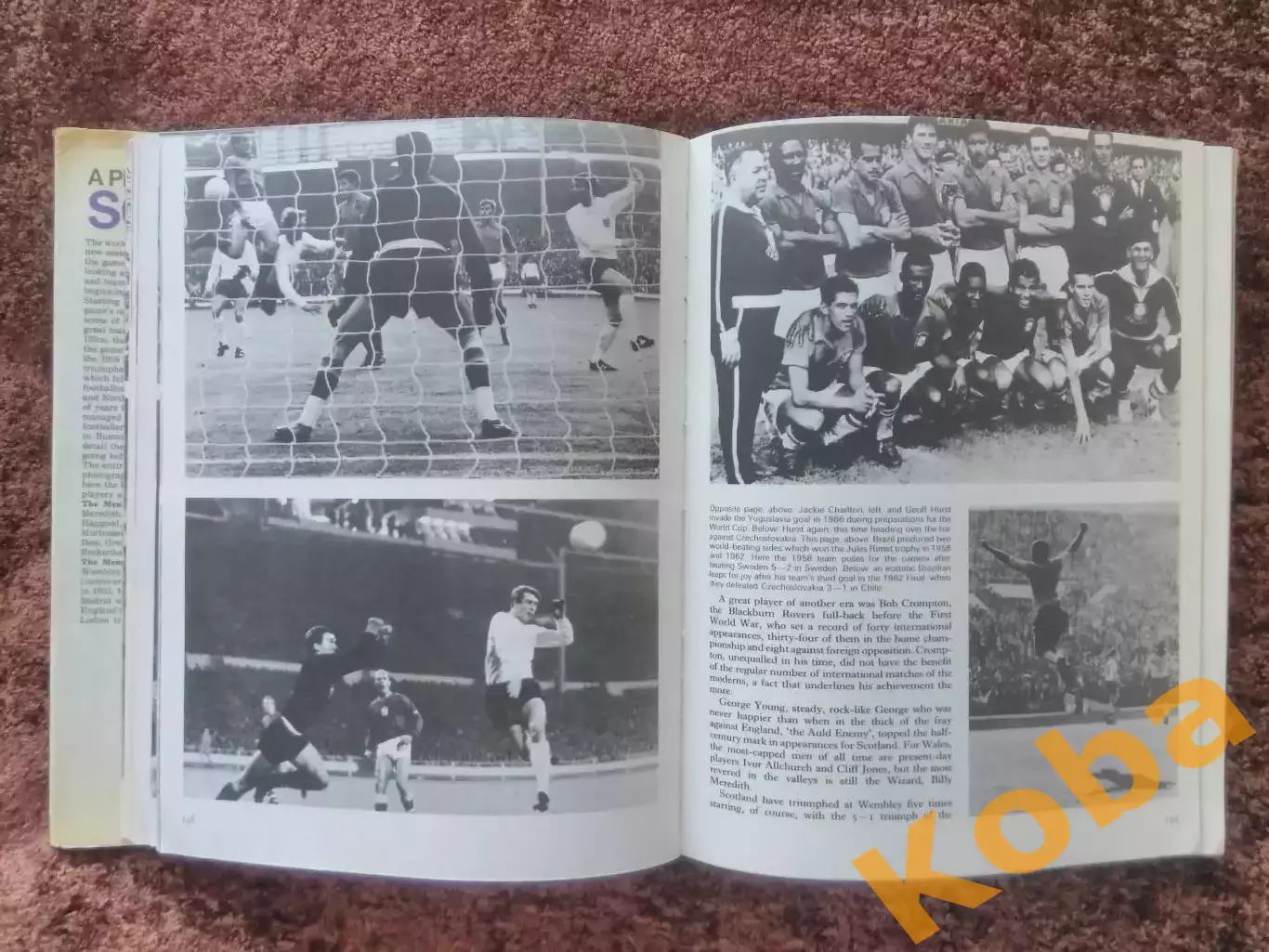 ФУТБОЛ ИСТОРИЯ SOCCER Pictorial History 1969 Пеле Яшин Англия Бразилия Фанаты 3