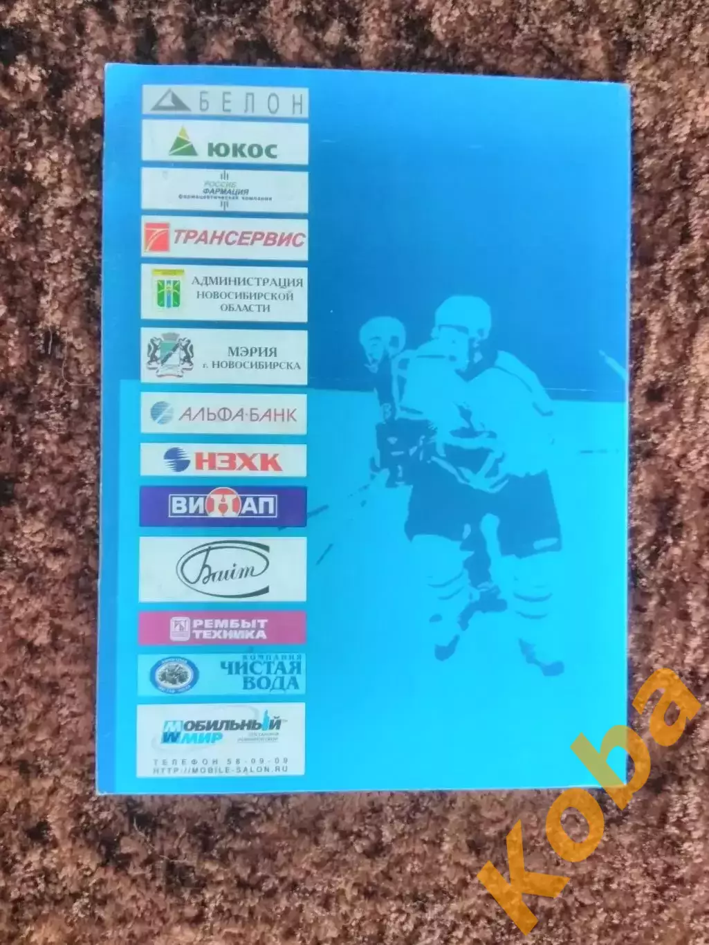 Сибирь Новосибирск 2002 - 2003 Хоккей с шайбой Левинская 1