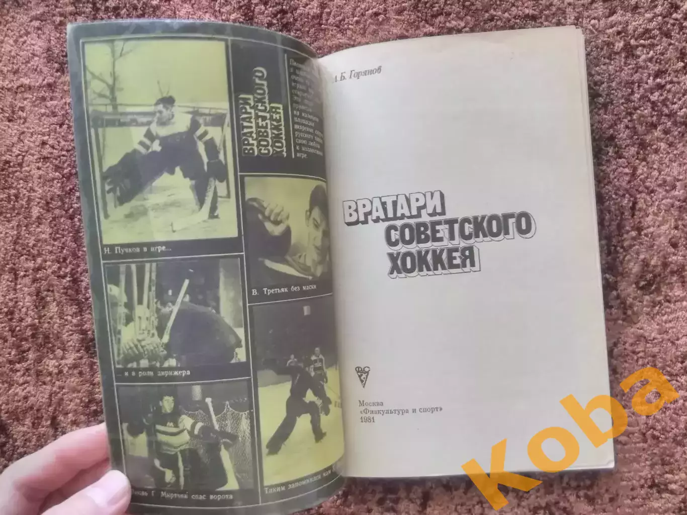 Вратари советского хоккея 1981 Горянов Коноваленко Третьяк Пучков Зингер и др. 4
