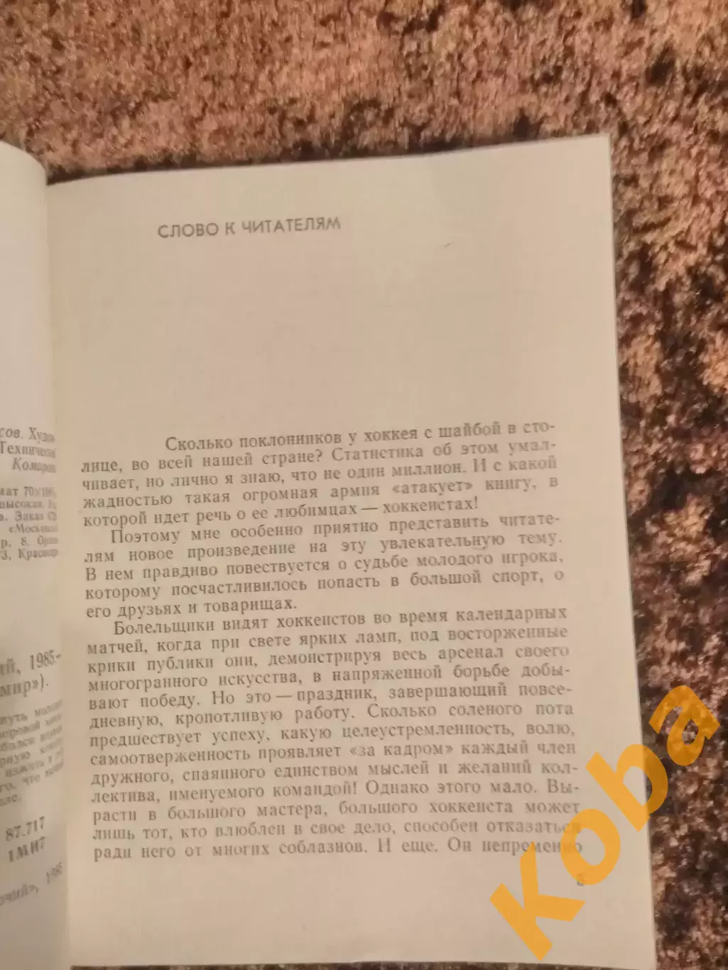 И был праздник 1985 Скугоров Хоккей Москва 3