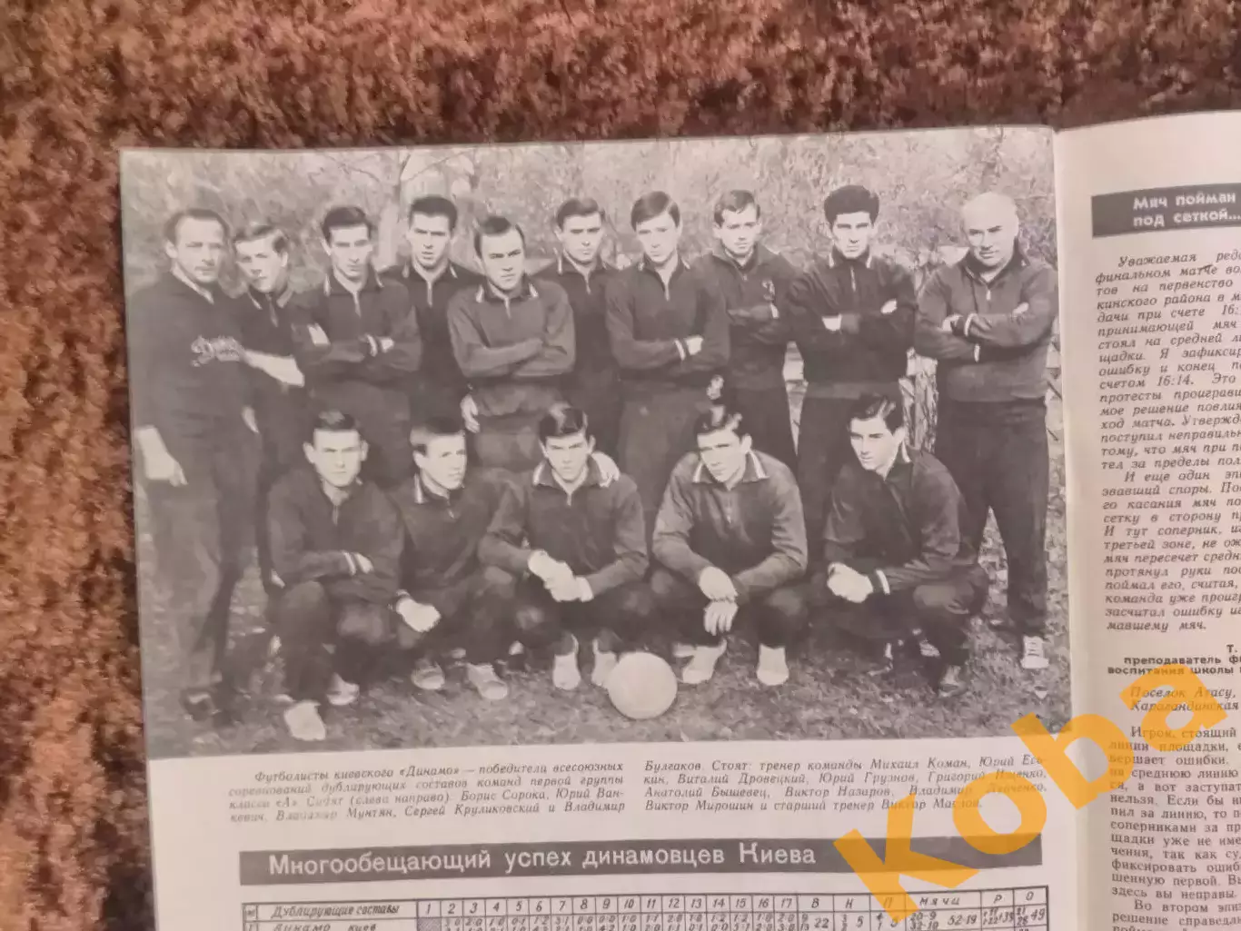 Чемпионат мира 1966 СССР Италия Динамо Киев Копаев Футбол Спортивные игры 1966 3 3