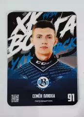 Хоккей с мячом. Карточка Семён Плюха, ХК Волга Ульяновск. Сезон 2025/26