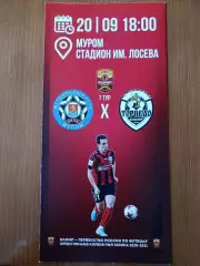 Программка на матч Муром - Торпедо Владимир 20.09.2020.