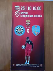 Программка на матч Муром - Луки-Энергия 25.10.2020.