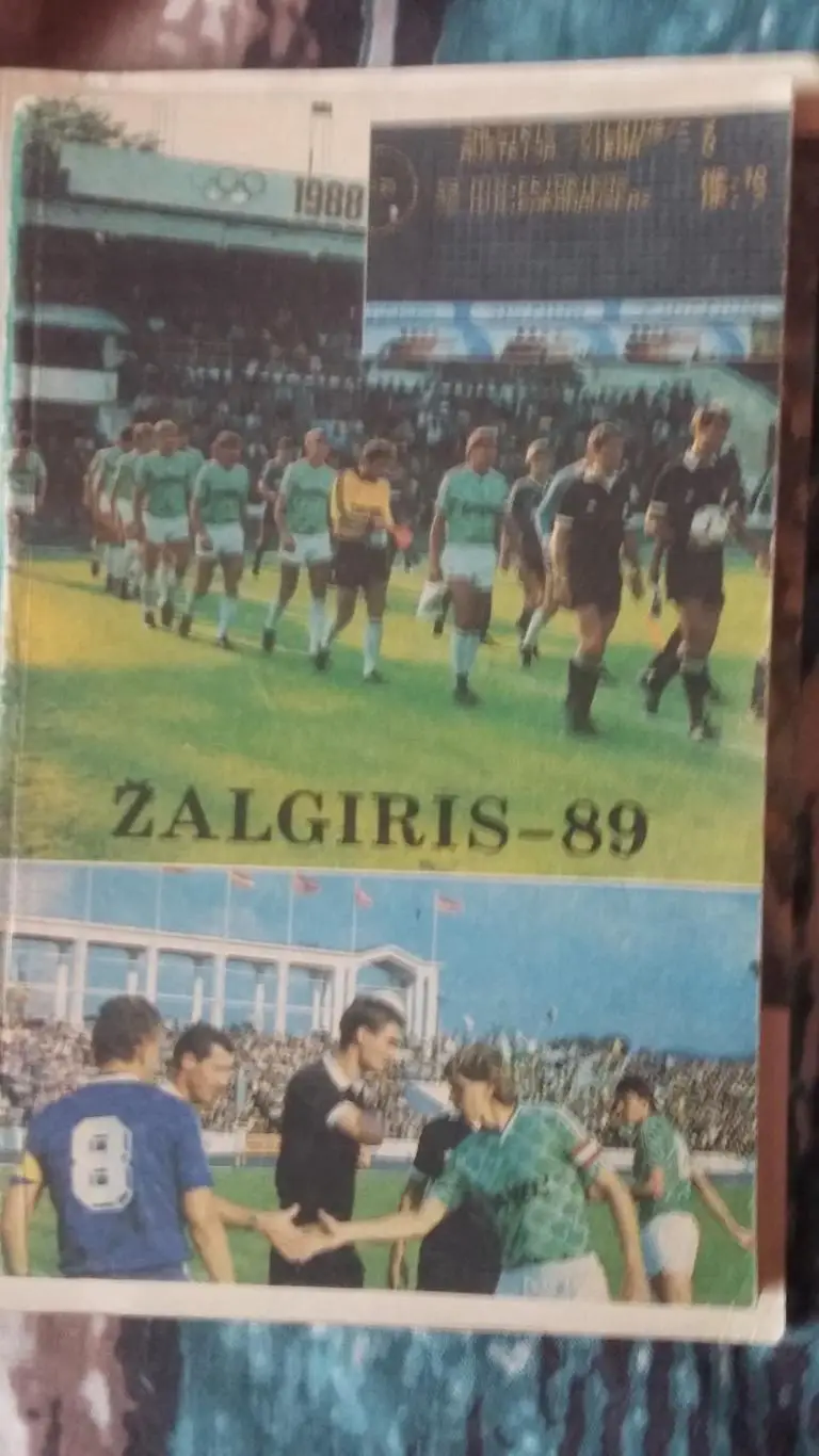 Календарь справочник Жальгирис - 89 1989.