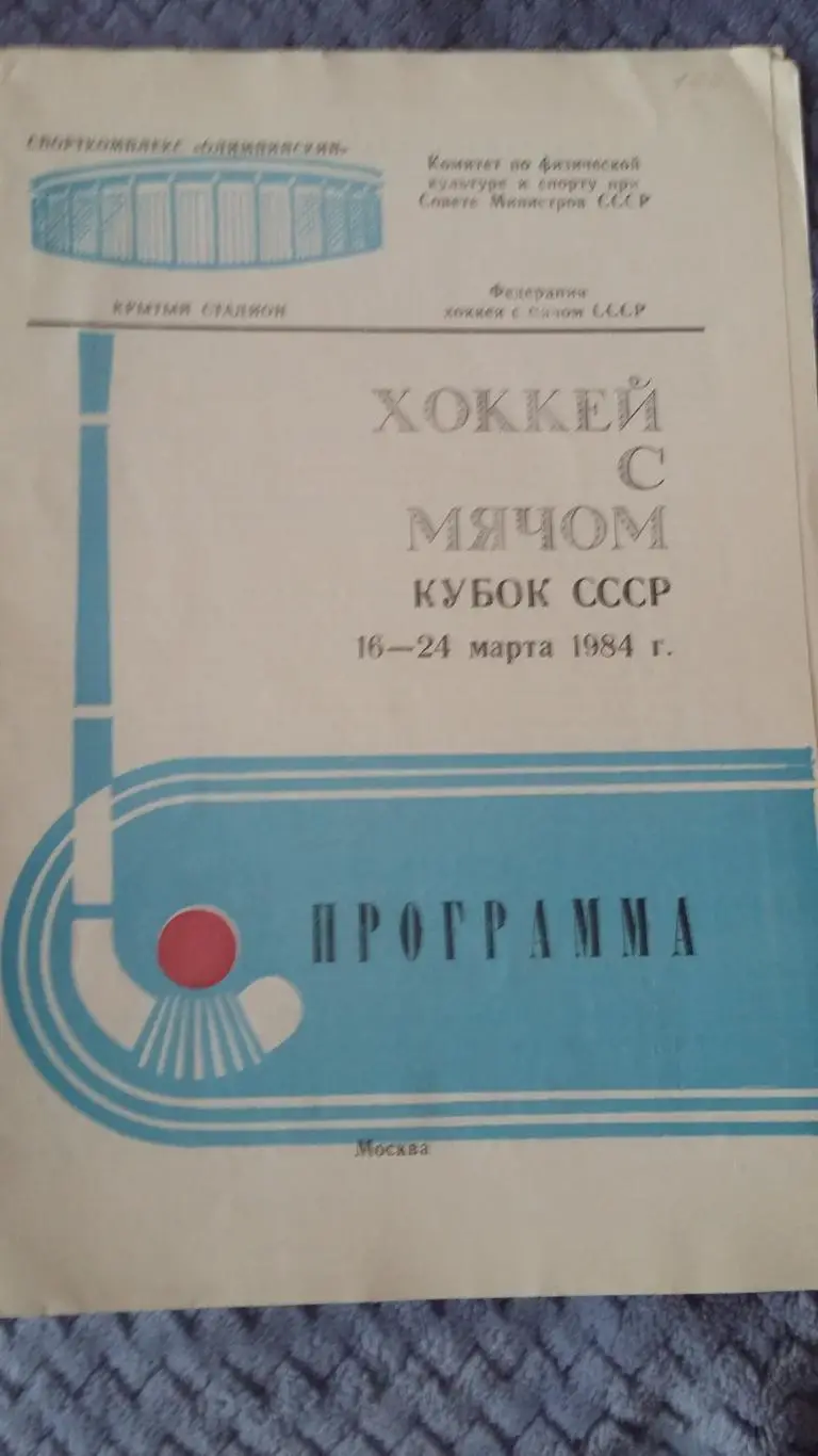 Кубок СССР . 16 -24.1984.