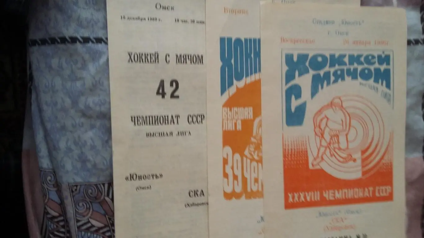 Юность Омск - СКА Хабаровск. 7 программ. Хоккей с мячом.