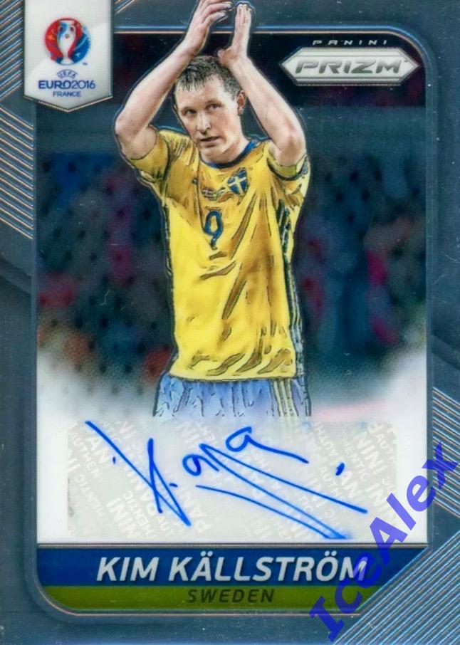 2016 Panini Prizm Euro, #S-KK, Kim Kallstrom, Signature’s