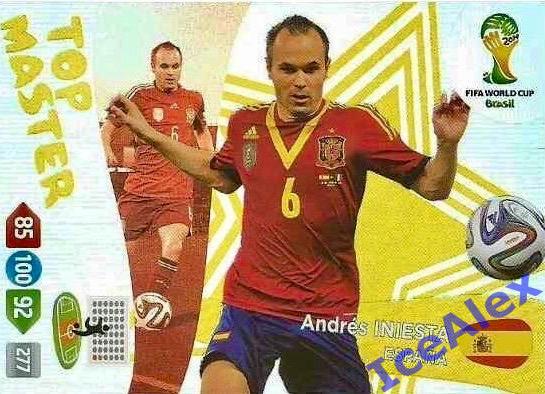 ЧМ 2014, Top Master, Andres Iniesta