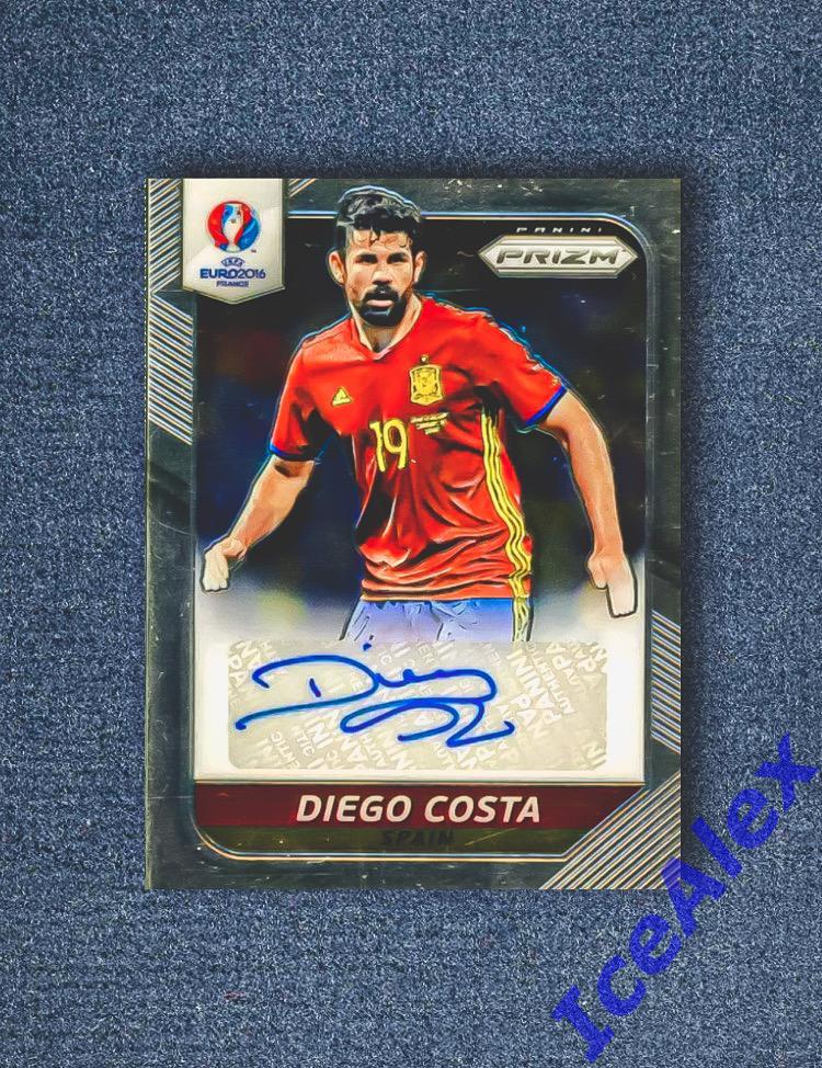 2016 Panini Prizm Euro #S-DC Diego Costa Signature’s