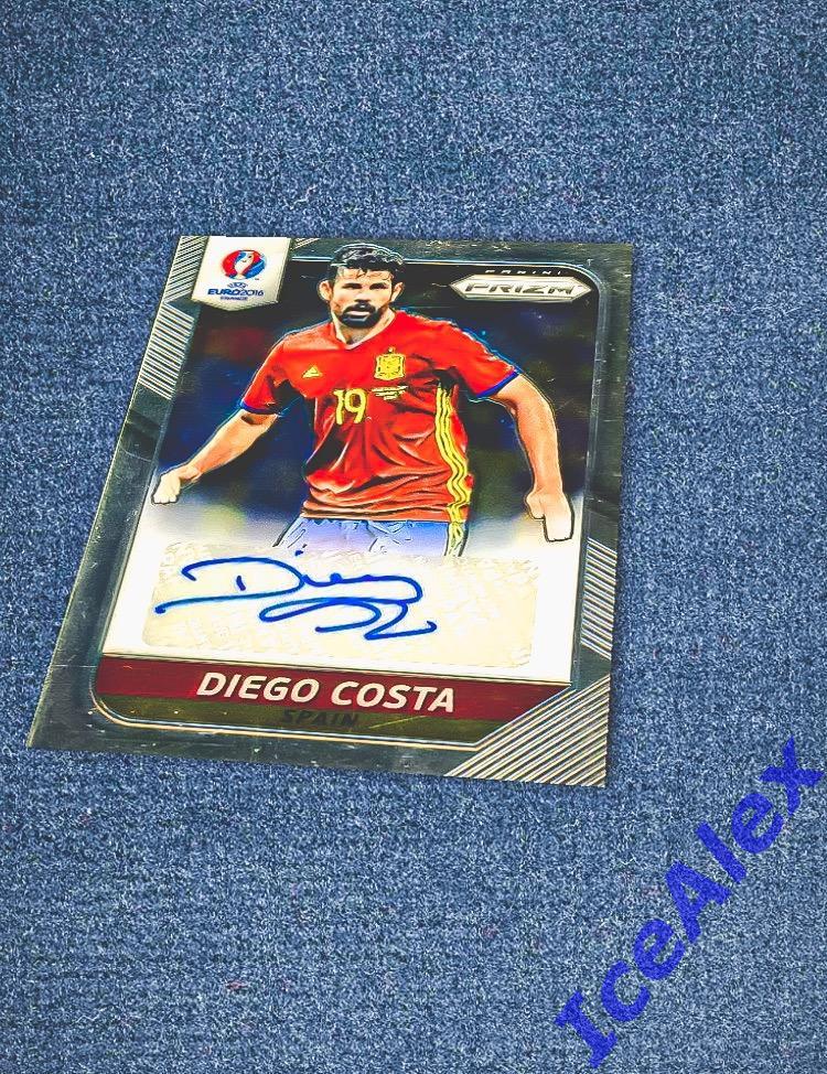 2016 Panini Prizm Euro #S-DC Diego Costa Signature’s 2