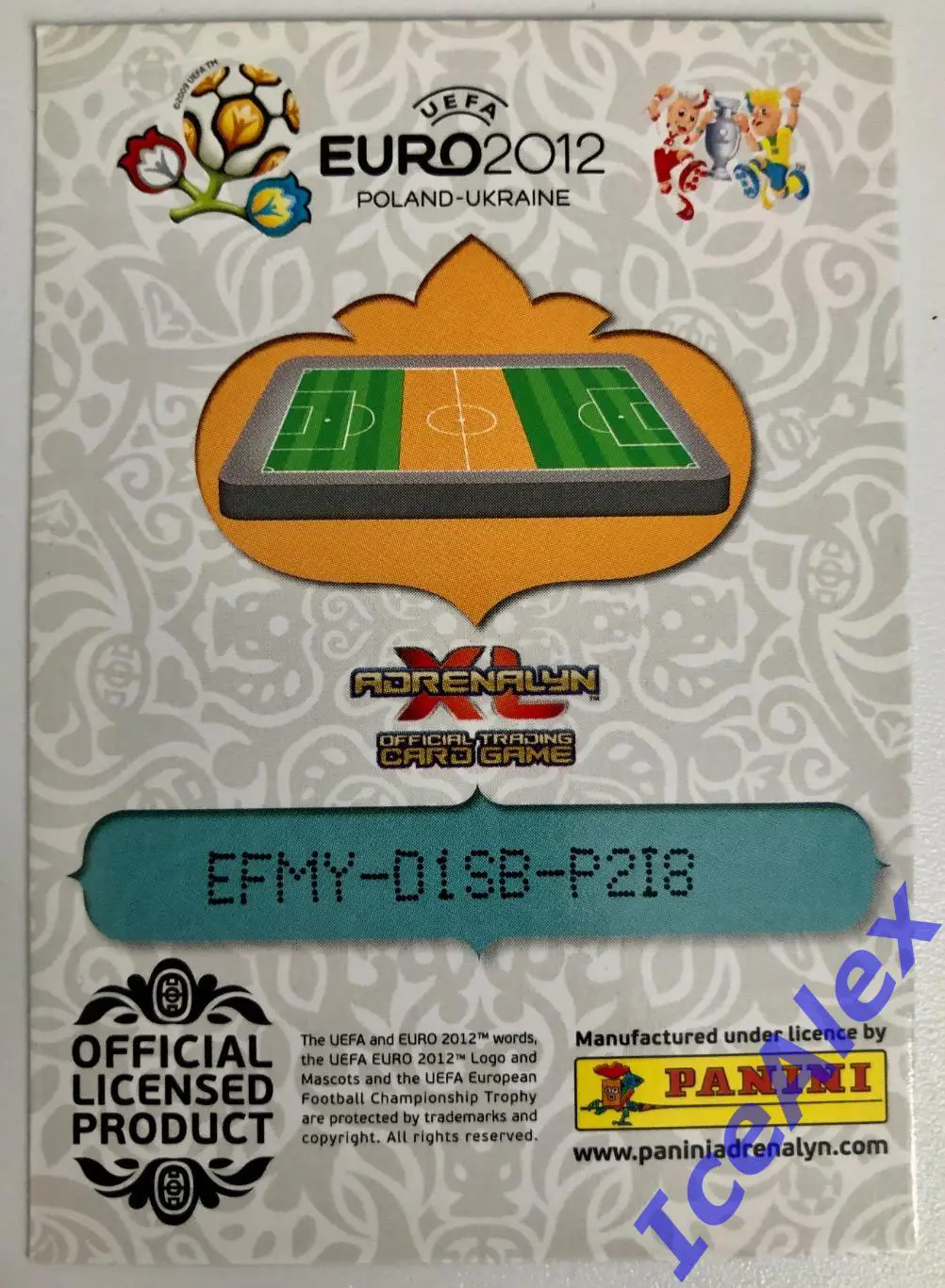 2012 Panini Euro Adrenalyn XL, Yuri Zhirkov, Master 2