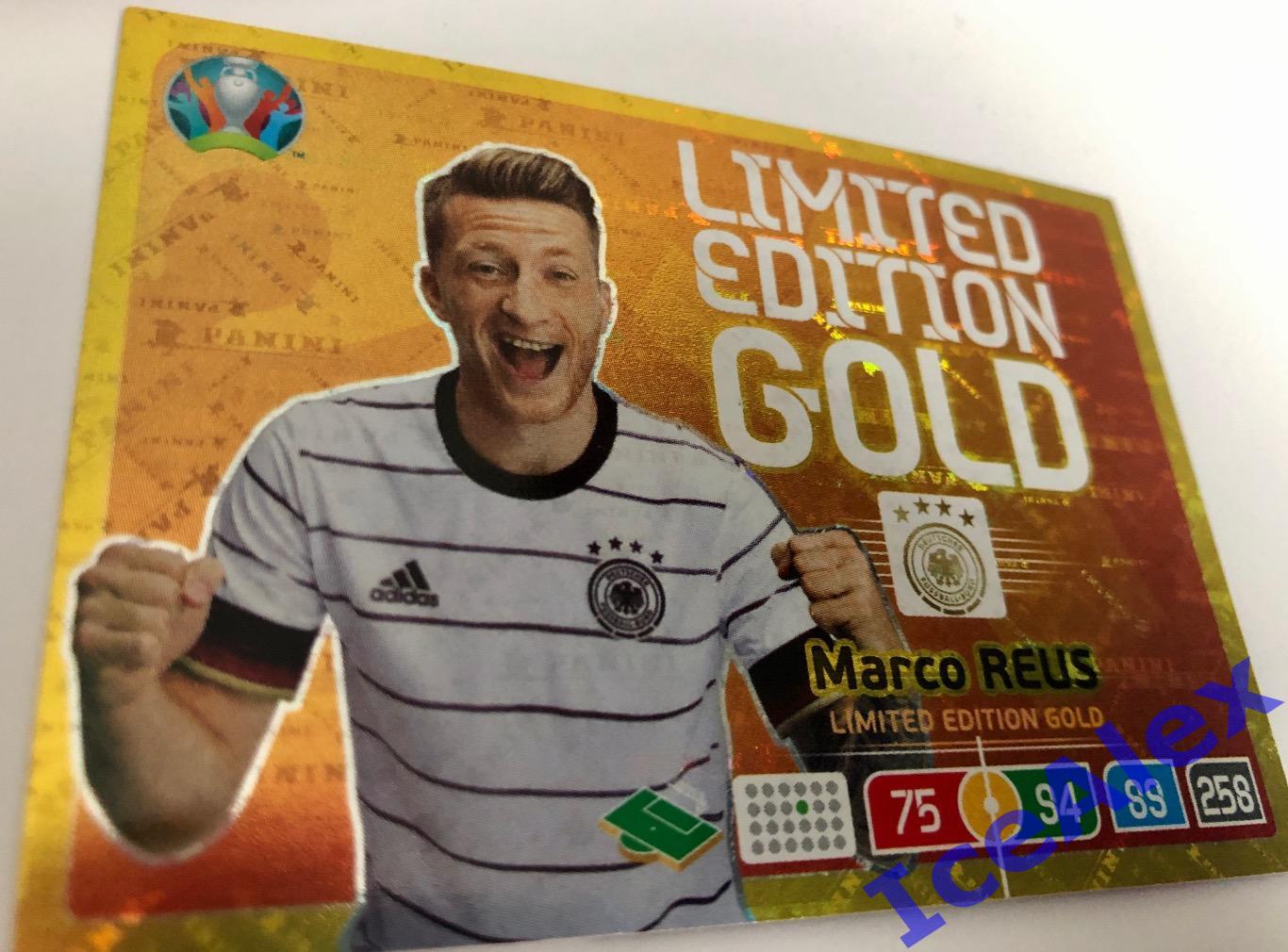 2020 Panini Adrenalyn XL, Euro Preview, Marco Reus, Gold Limited Edition 1