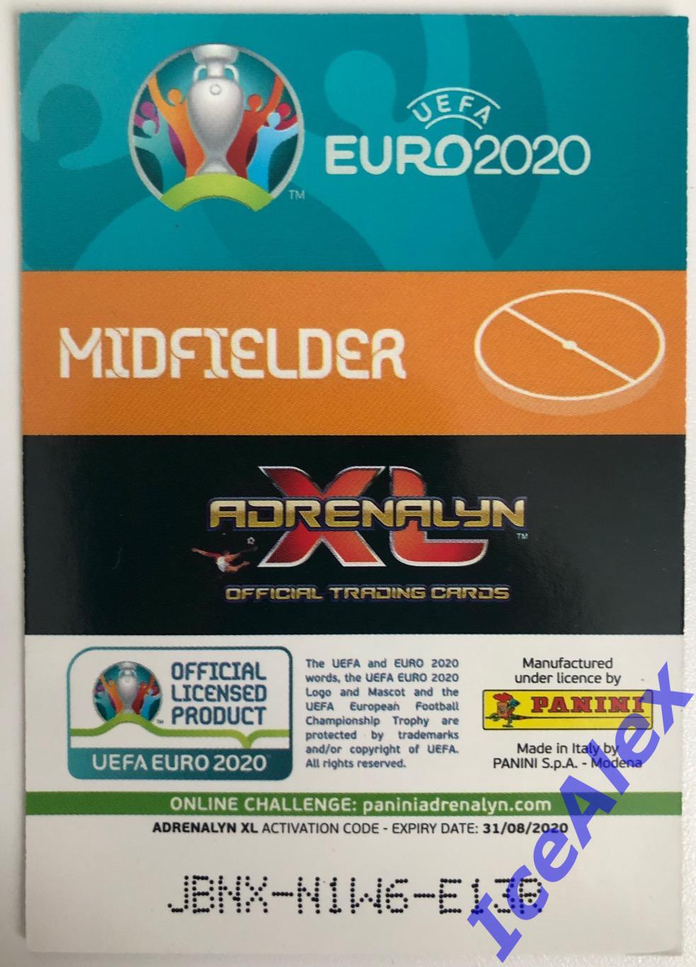 2020 Panini Adrenalyn XL, Euro Preview, Luka Modric, Rare Top Master 2