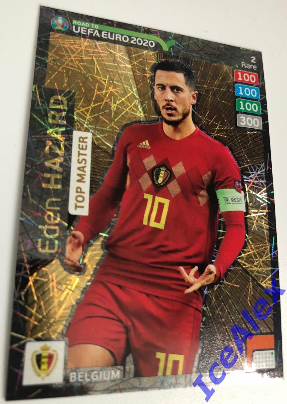 2020 Adrenalyn XL, Road to Euro, Eden Hazard, Top Master 1