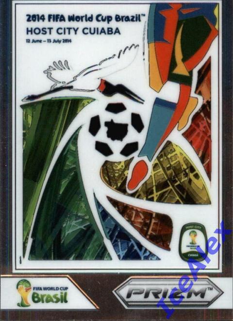2014 Panini Prizm World Cup, World Cup Posters, #3 Cuiaba, base