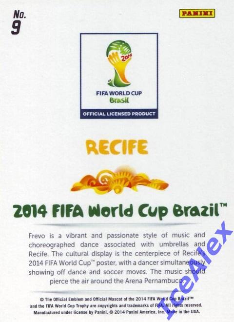 2014 Panini Prizm World Cup, World Cup Posters, #9 Recife, base 1