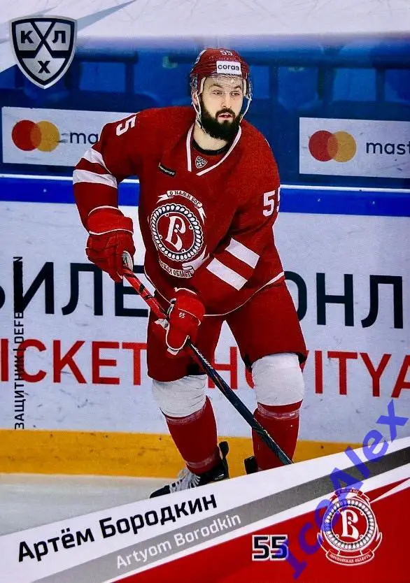Sereal КХЛ 2020-21 13 сезон, Полный сет, Артём Бородкин, Витязь(авто,1/1)-6 карт 7