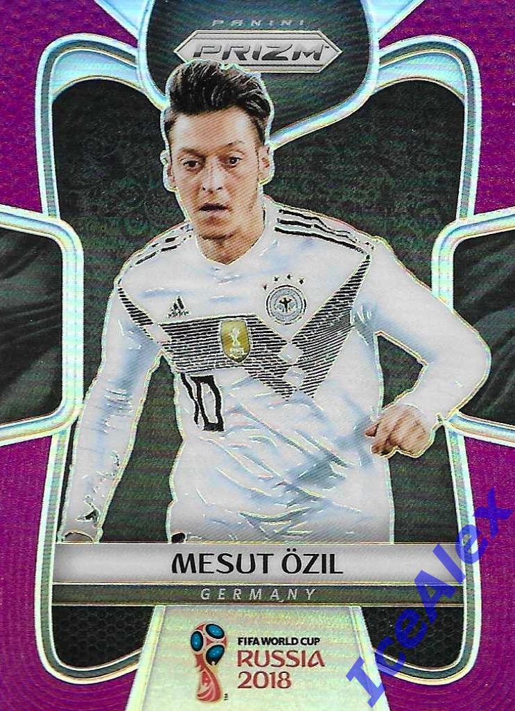 2018 Panini Prizm World Cup, Сет - Mesut Ozil, Germany, 2 карты(/65 и /99) 4