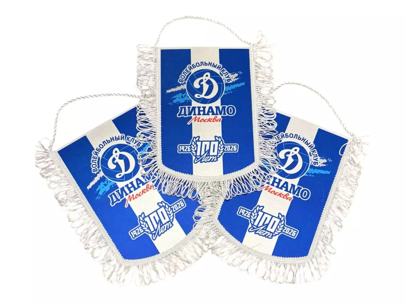 Вымпел женский волейбол Динамо 100 лет