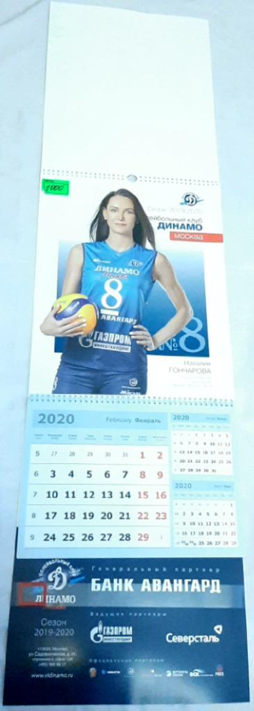 Календари Динамо волейбол 3