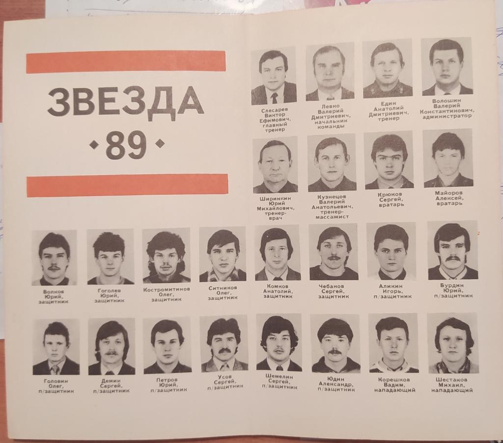 Звезда Пермь 1989