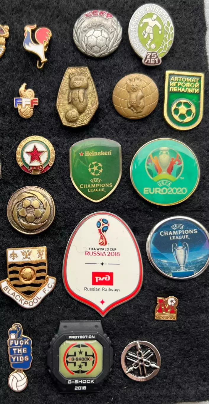 Значки Футбол - 35 шт. - Одним лотом 2