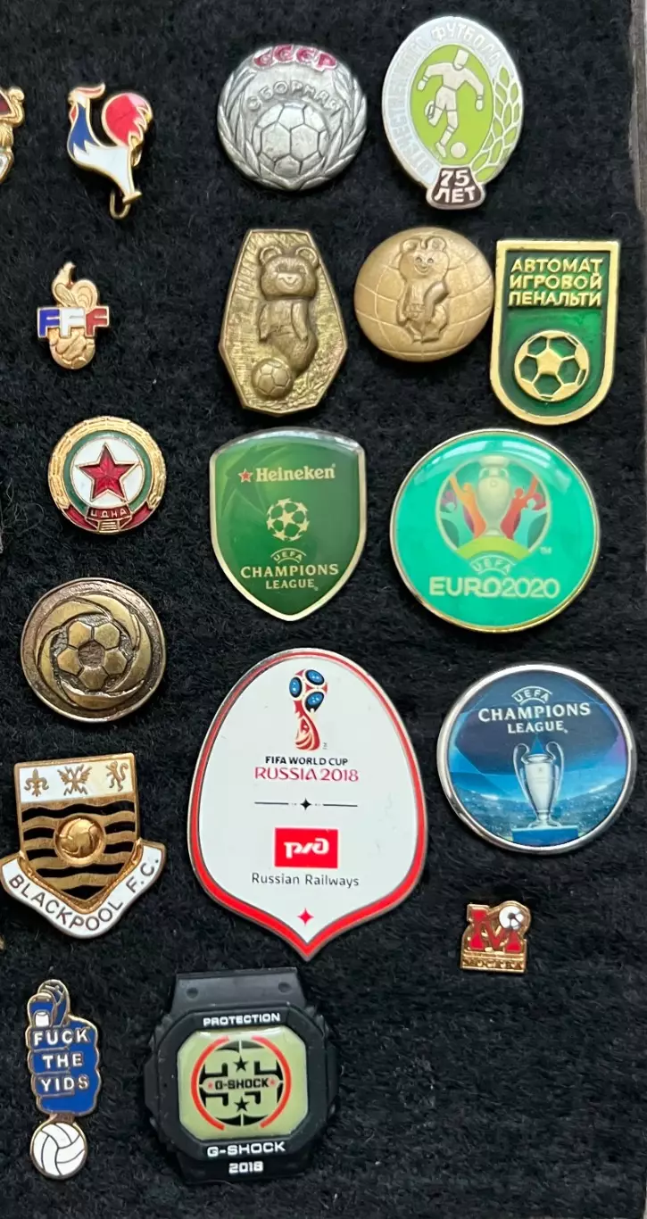 Значки Футбол - 34 шт. - Одним лотом 2