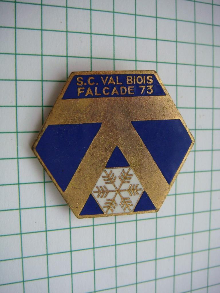 Знак Лыжный клуб Val Biois Италия соревнования 1975г.