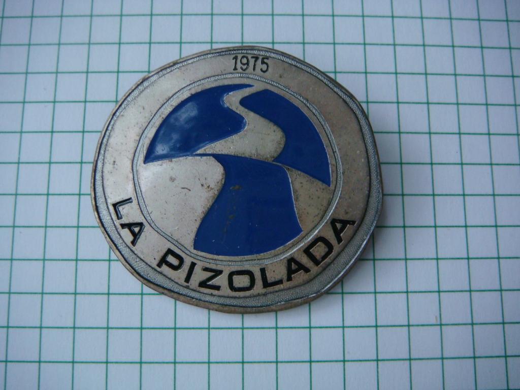 Значок Лыжная гонка LA PIZOLADA 1975г Италия.