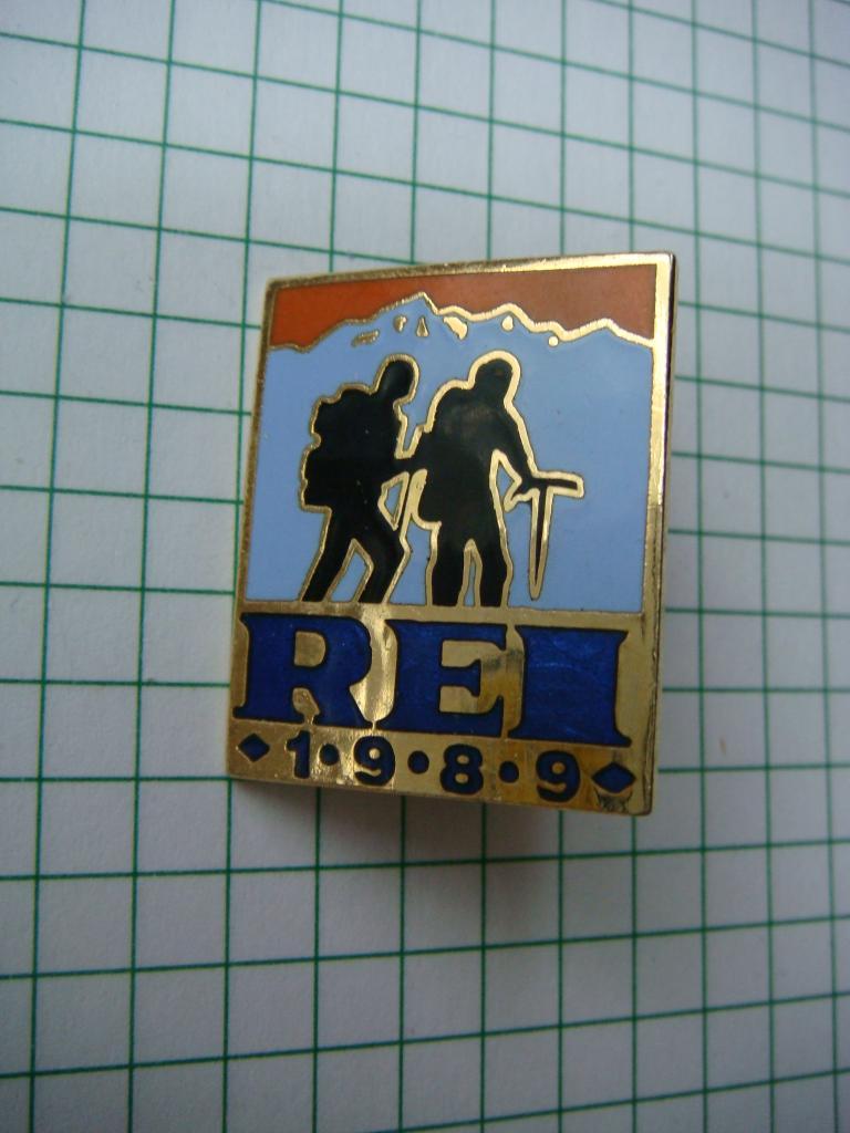 Альпинизм Знак альпийского союза REI США 1989г.