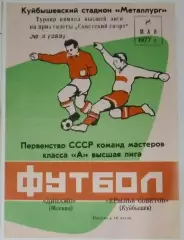 Крылья Советов - Динамо Москва - 1977 турнир