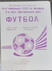 Динамо Брянск - Крылья Советов - 1991